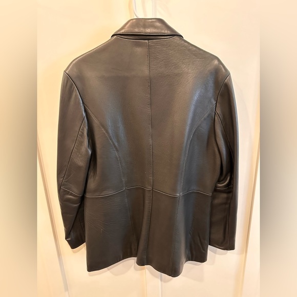 ADLER LAMB SKIN Collection Black Leather jacket - Picture 2 of 5